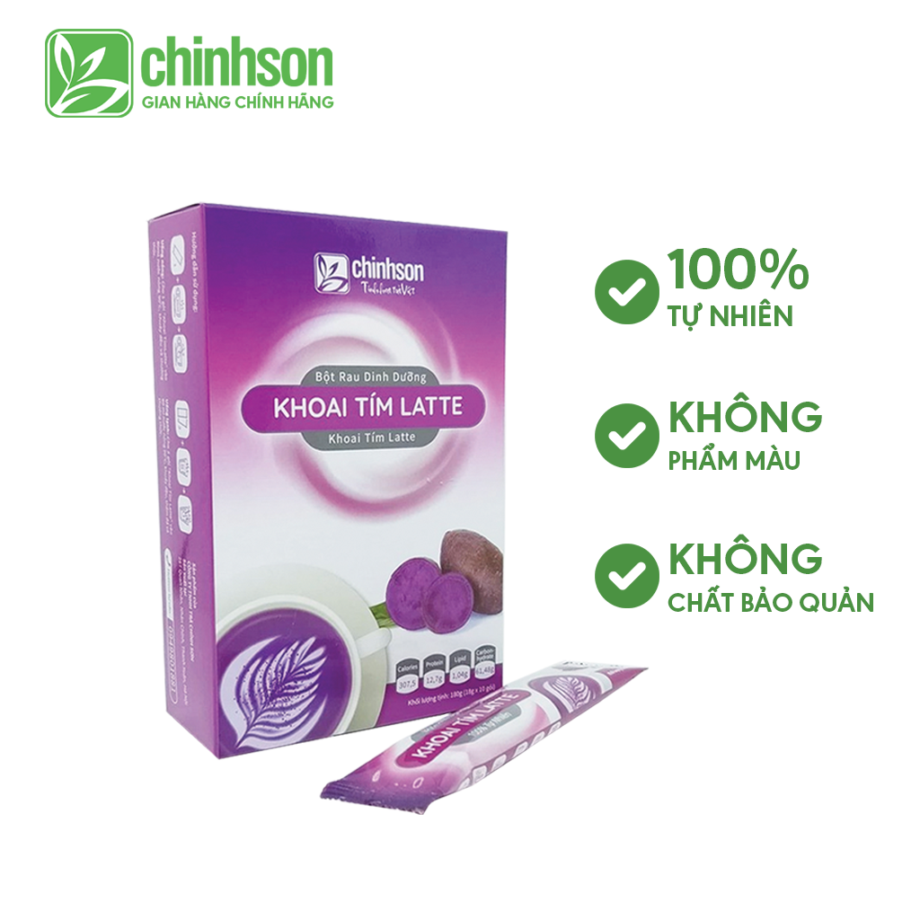 Trà sữa khoai tím chính sơn sweet potato latte 180g