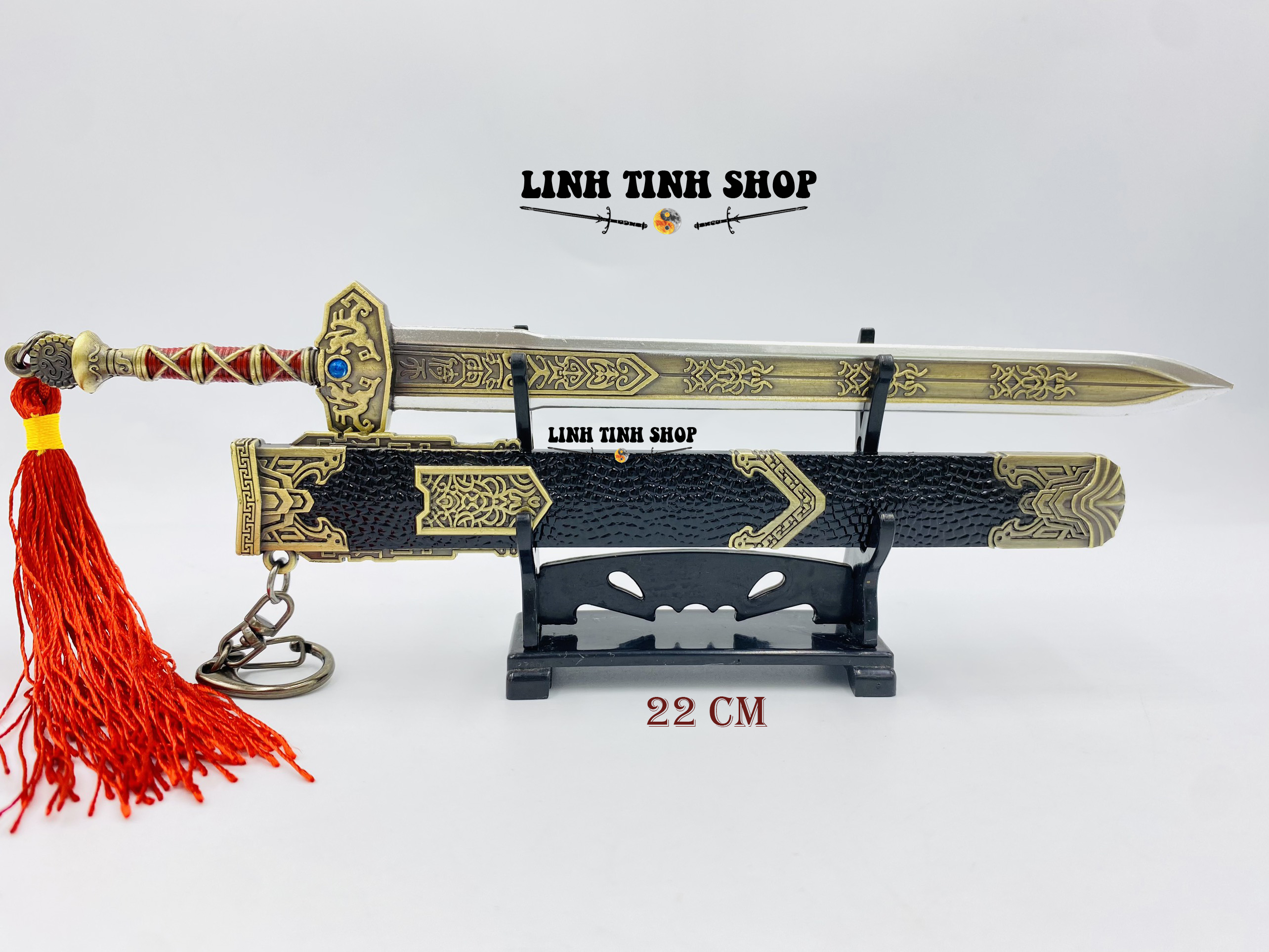 Móc khóa kiếm cổ trang vĩnh kiếp vô gian