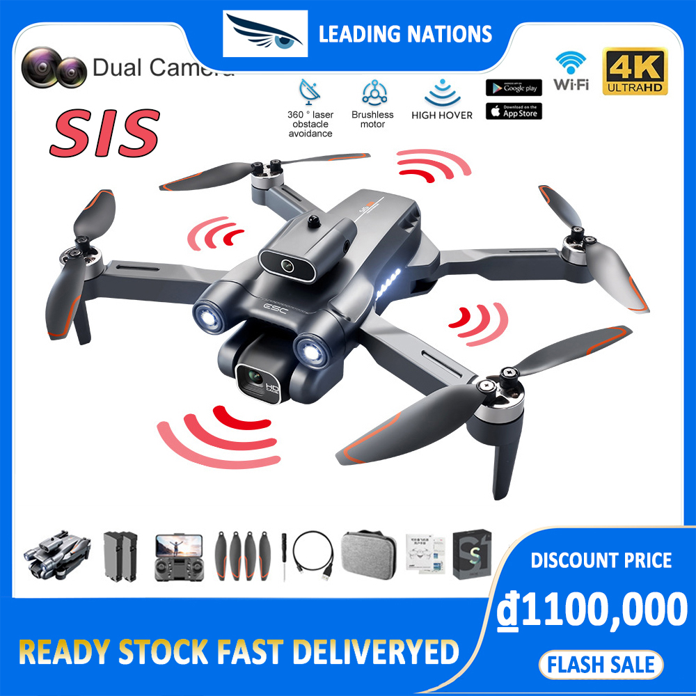 Drones mini flycam S1S drone camera 4K-flaycam-fly orange price cheap