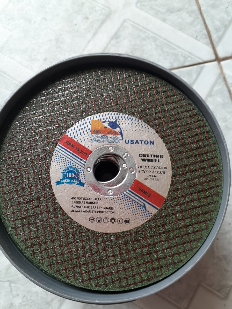 Hộp đá cắt sắt 100 Cá heo ( 50v )