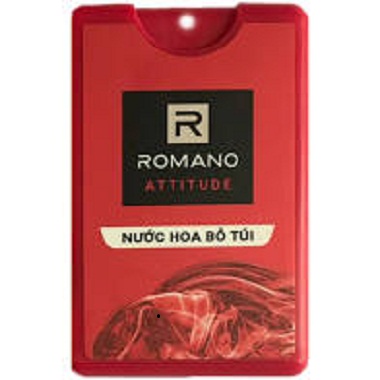 [HCM]Nước hoa bỏ túi Romano attitude 18ml ( hàng tặng)