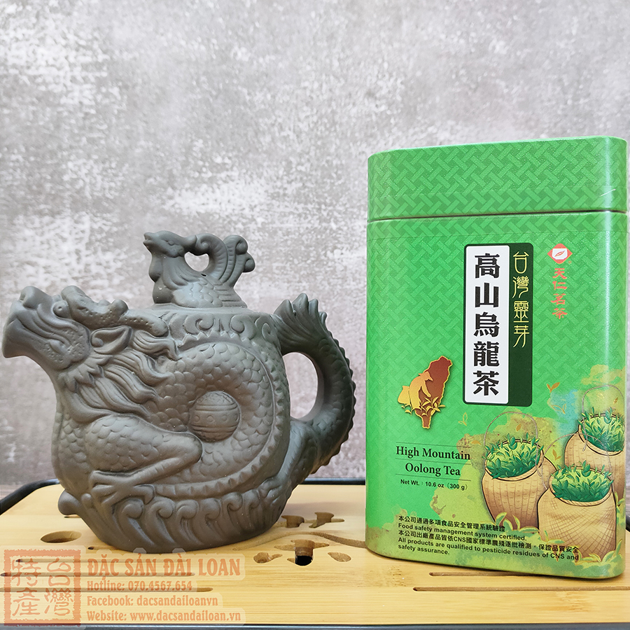 Trà oolong high mountain ten ren trà đài loan trà xanh 300g