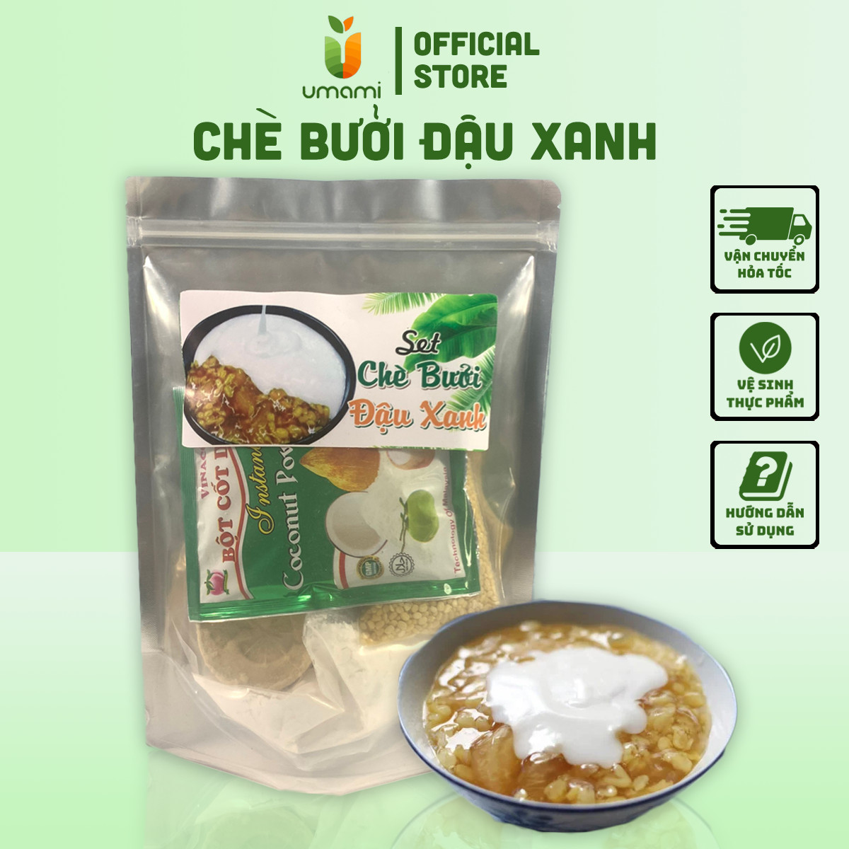 Set chè bưởi nấu 25-30 chén umamifood, set nguyên liệu tiện dụng dễ nấu