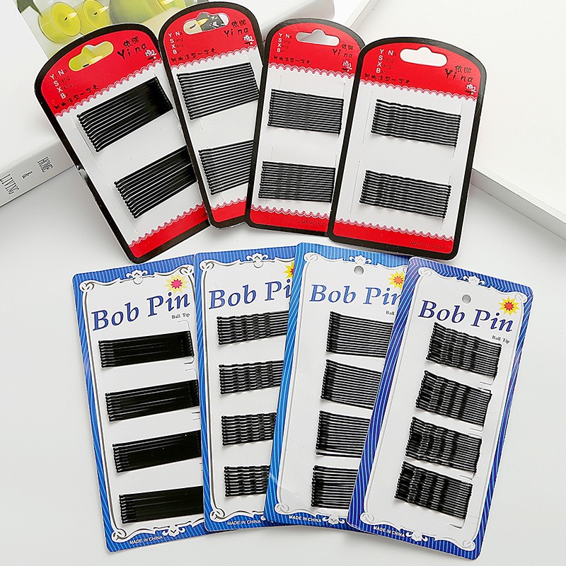 Kẹp tóc nữ, set kẹp tăm đen, dễ tạo kiểu tóc, kẹp mái giá rẻ KC56 JOLY
