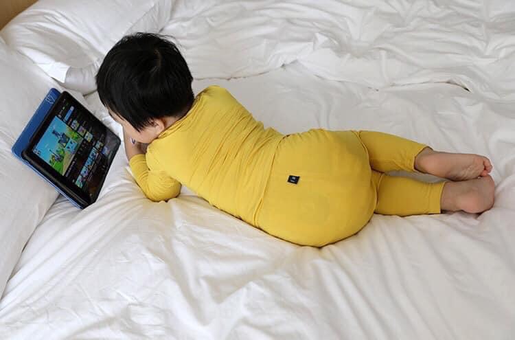 Set bô dài tay cotton lụa - m93b - kington baby 1987 - quân áo dài tay chất thun lạnh cho bé mềm min kgkg