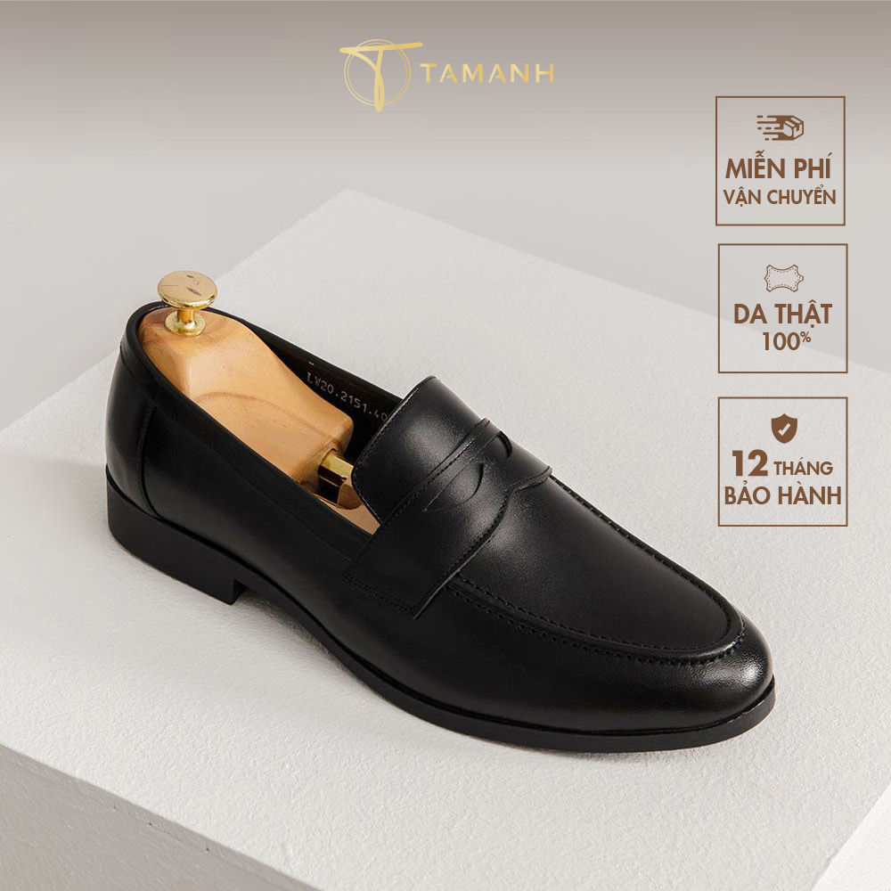 Giày lười nam công sở đồ da TÂM ANH tiện dụng