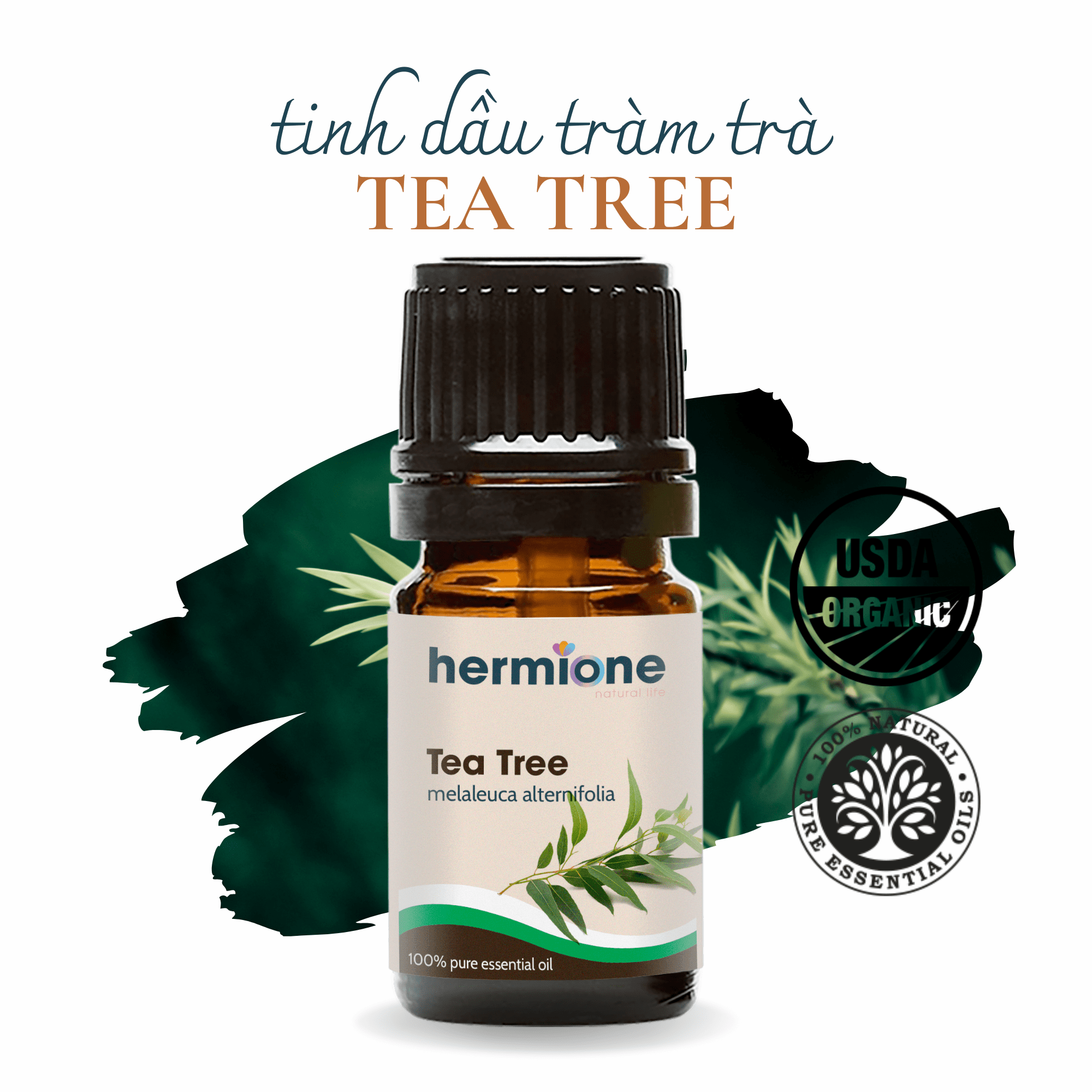 Tinh Dầu Tràm Trà Tea Tree Hermione Natural Life