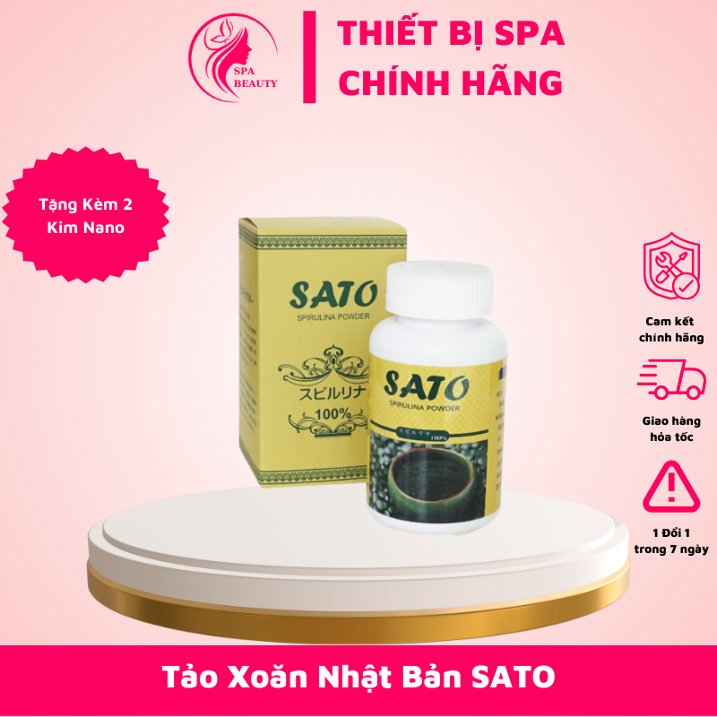 Tảo xoắn Sato dạng bột | Tảo bột Sato | Tảo sato Nhật Bản`