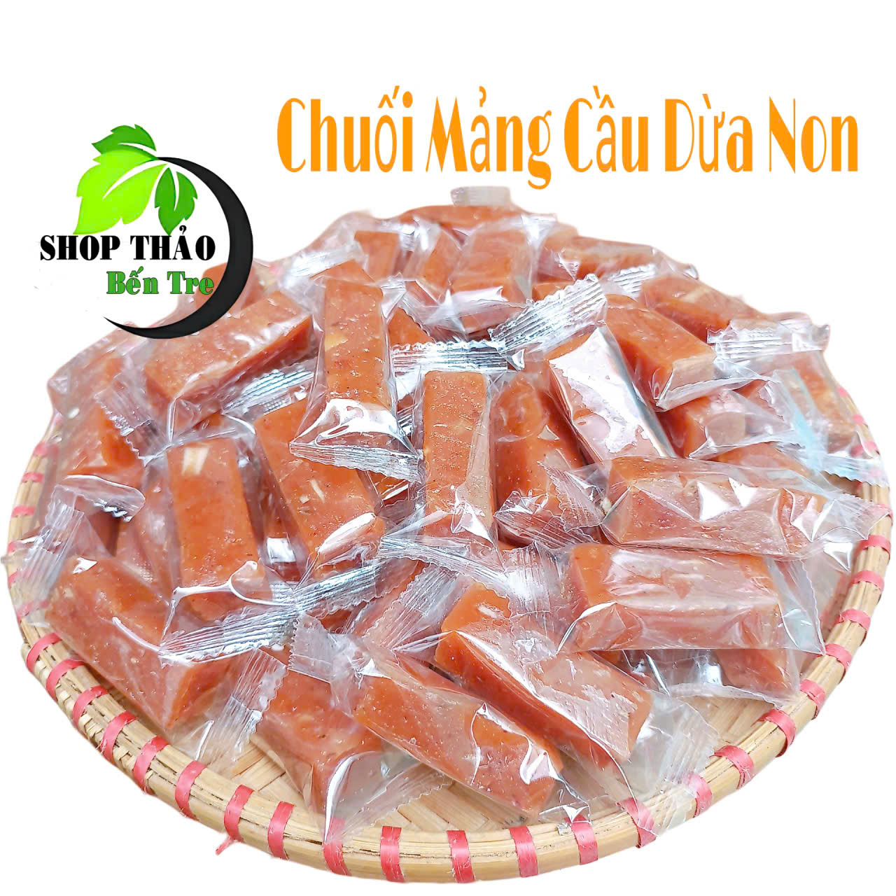 Ban Tre Banana Coconut Candy with Sweet and Sour Flavor