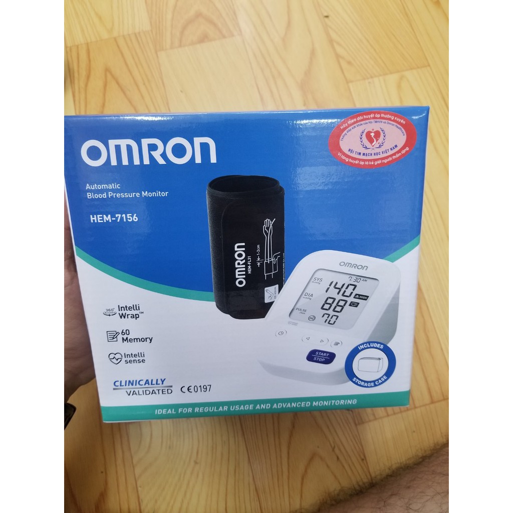Máy đo huyết áp Máy đo huyết áp tự động bắp tay HEM-7156 Omron