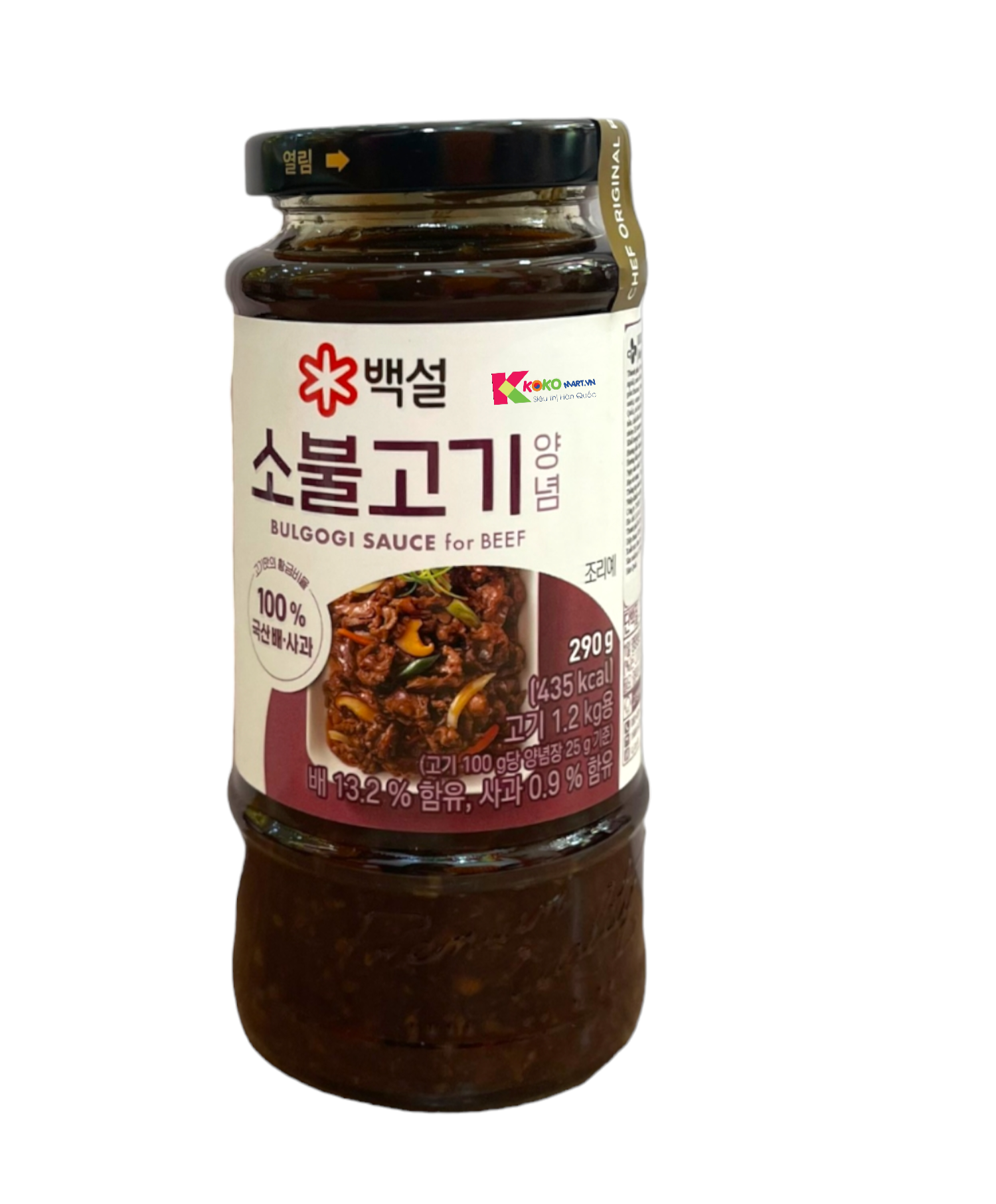 Xốt ướp bò beksul bulgogi hàn quốc chai 290g