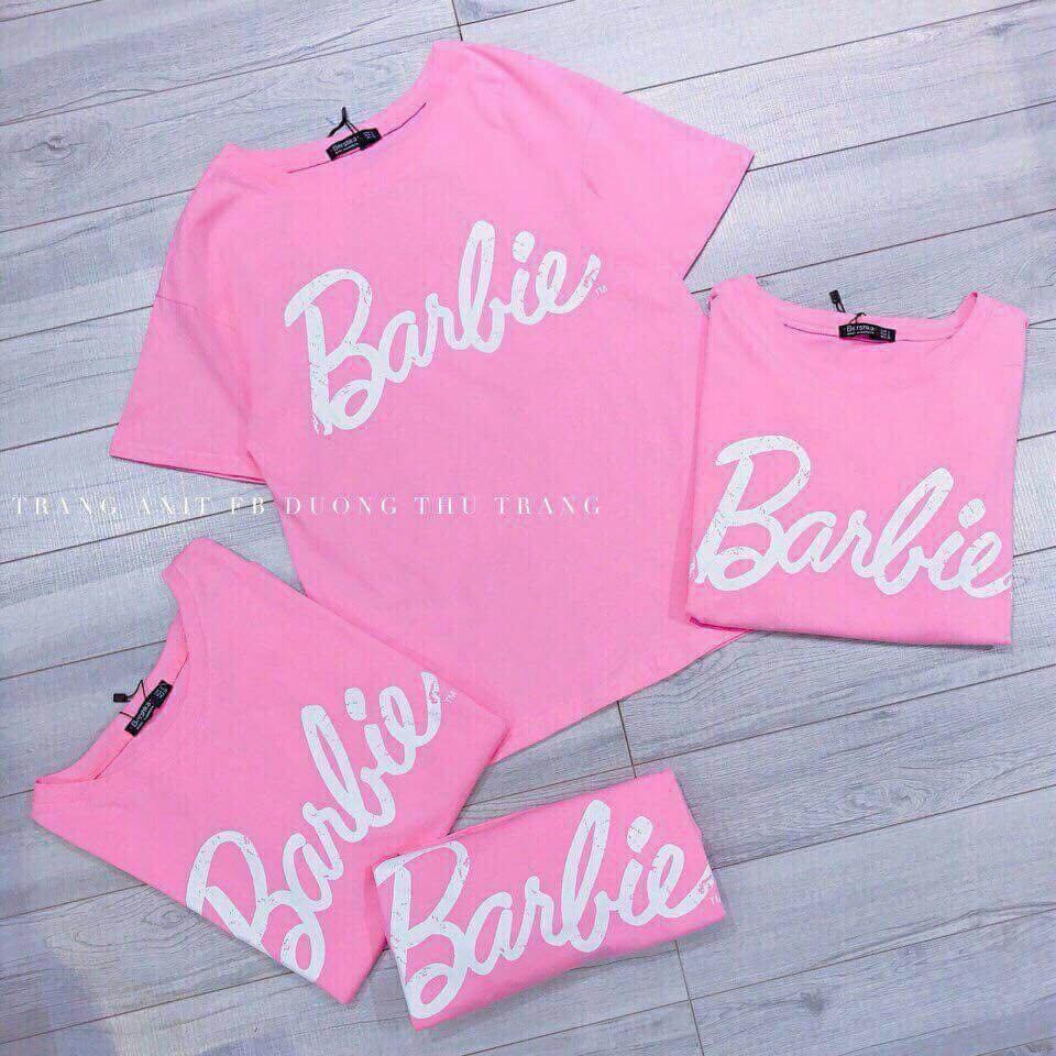 Áo phông chữ màu hồng dễ thương