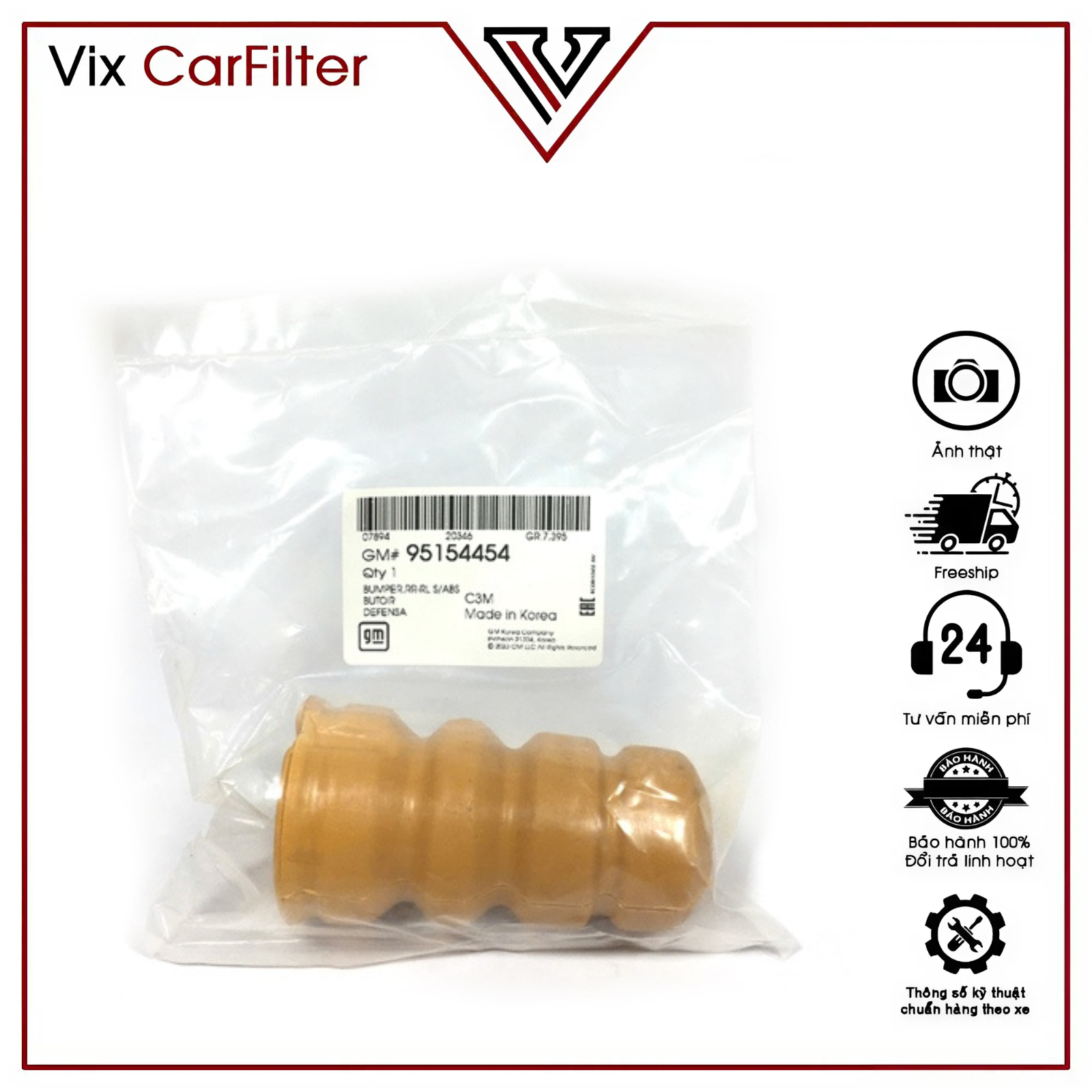 Rubber Rear Shock Absorber for Vinfast Fadil, Chevrolet Spark 10-18, Matiz 3, Matiz 4 Giá 100,000 Đồng*Miễn phí vận chuyển