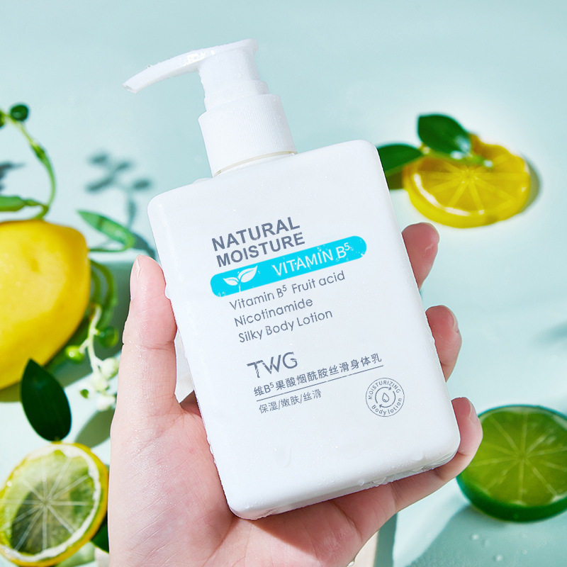 Kem dưỡng trắng cơ thể Niacinamide 300ml dưỡng ẩm da làm trắng da toàn thân không gây kích Làm trắng nhanh chóng