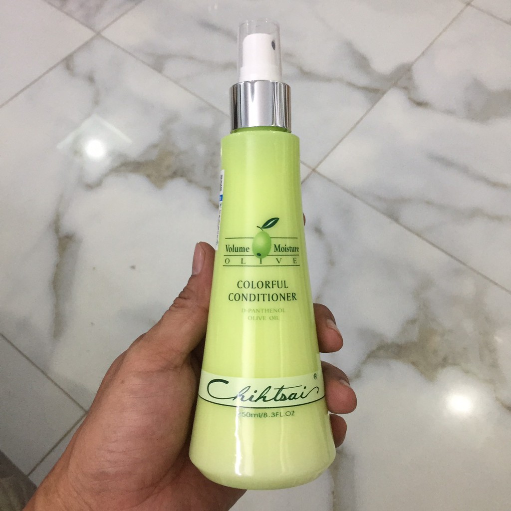 Xịt dưỡng tóc mềm mượt Chihtsai Olive Colorful Conditioner (xả khô) 250ml
