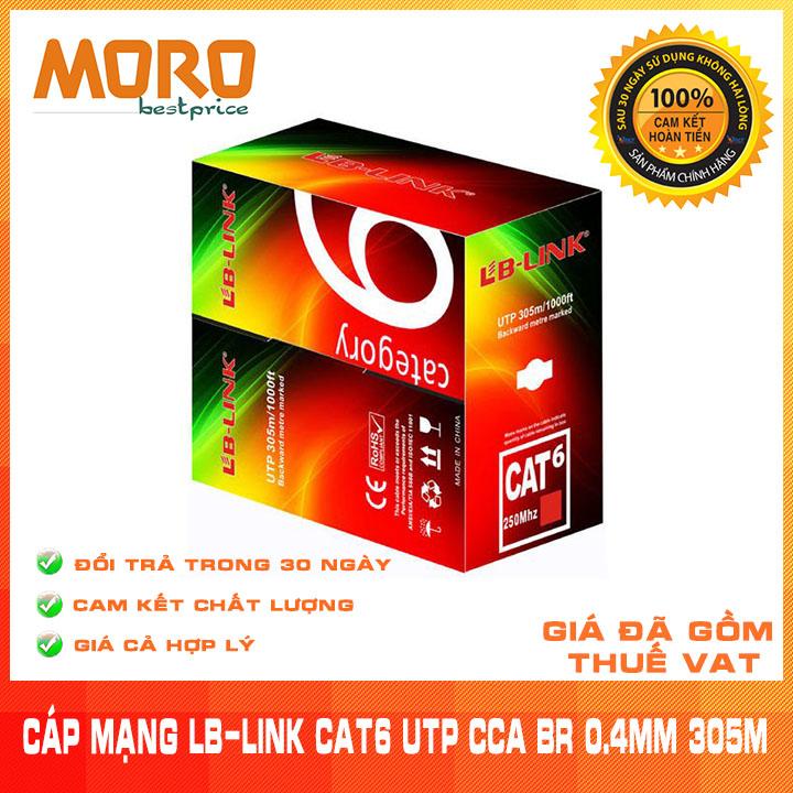Cuộn dây cáp mạng lb-link cat6 utp cca br 0.4mm