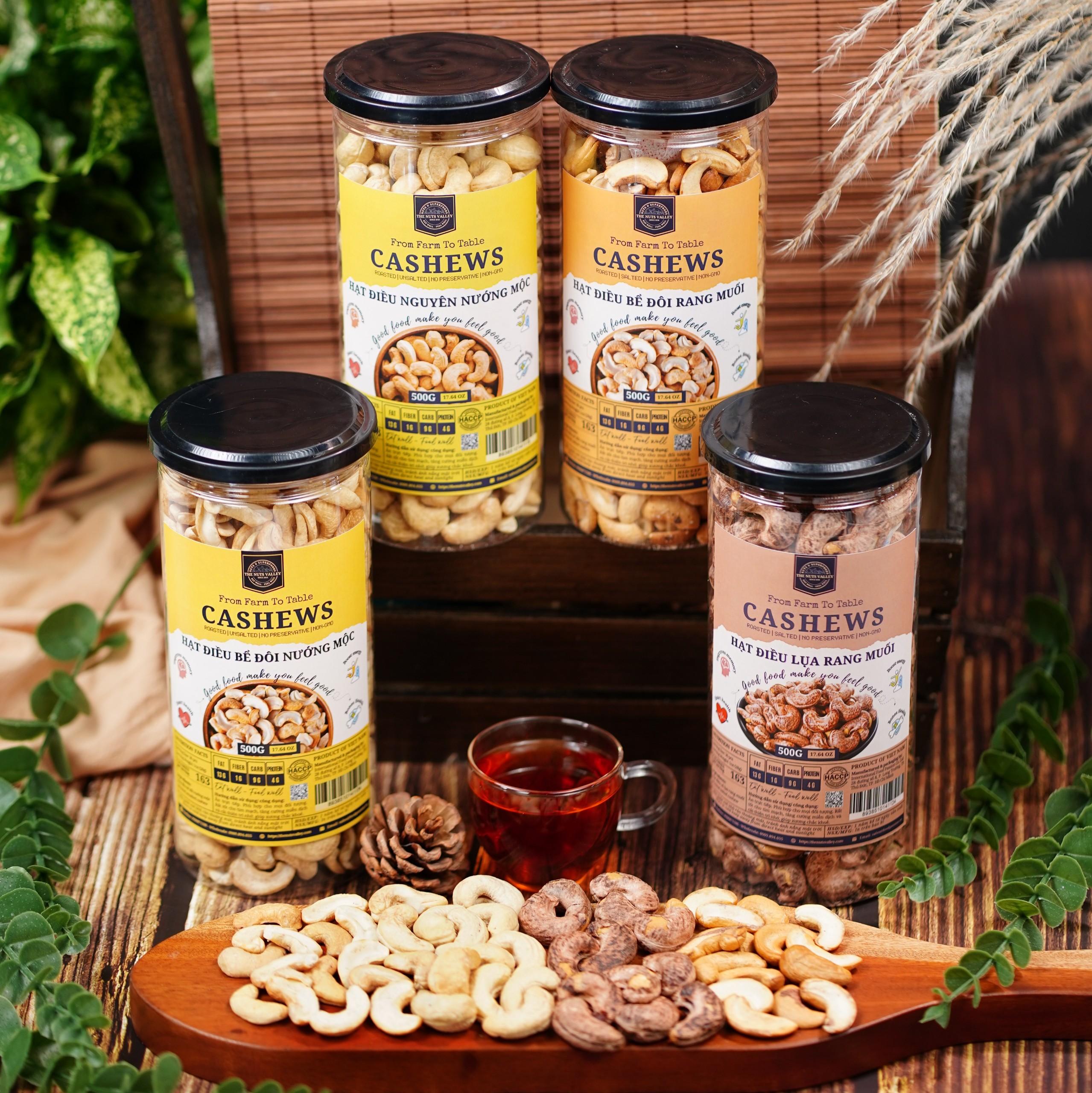 Hạt điều nhân nguyên - whole cashew the nuts valley