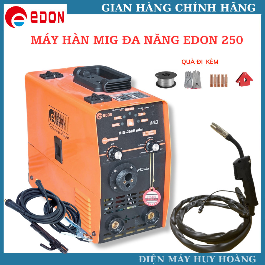 Máy Hàn Mig 3 Chức Năng EDON 250T Chuyên Cho Thợ Công Trình Dân Dụng
