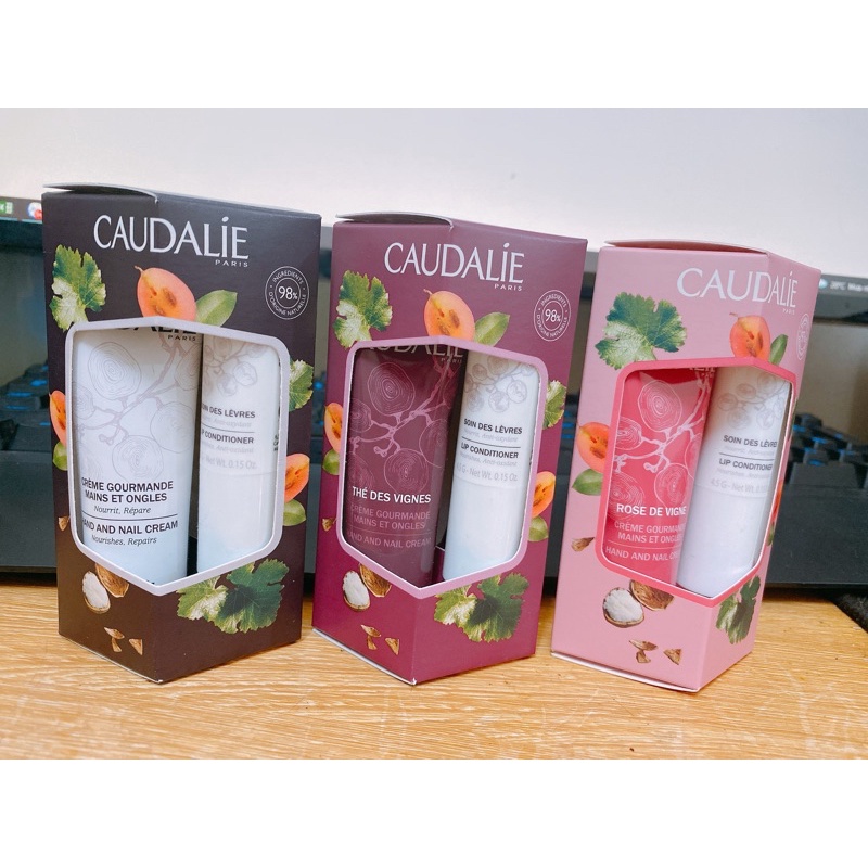 Sét kem tay và son dưỡng caudalie, hầng pháp