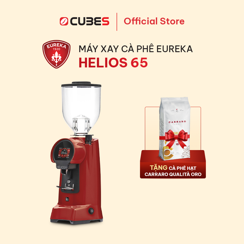 Máy xay cà phê chuyên nghiệp Eureka Helios 65 - Lưỡi dao 65mm - Nhập khẩu chính hãng từ Ý - Bảo hành 12 tháng