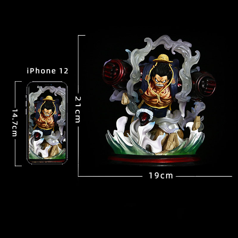 Mô hình one piece tekken luffy - gear 4 chibi