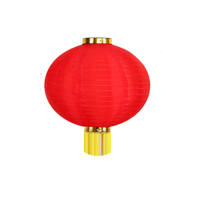 Đèn lồng đỏ vải tròn Quảng Châu treo Tết 30cm