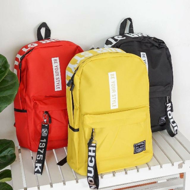 [HCM]Balo nam nữ thời trang BEYOURSTYLE đi học giá rẻ phong cách Hàn Quốc balo đi học (Nhiều màu)