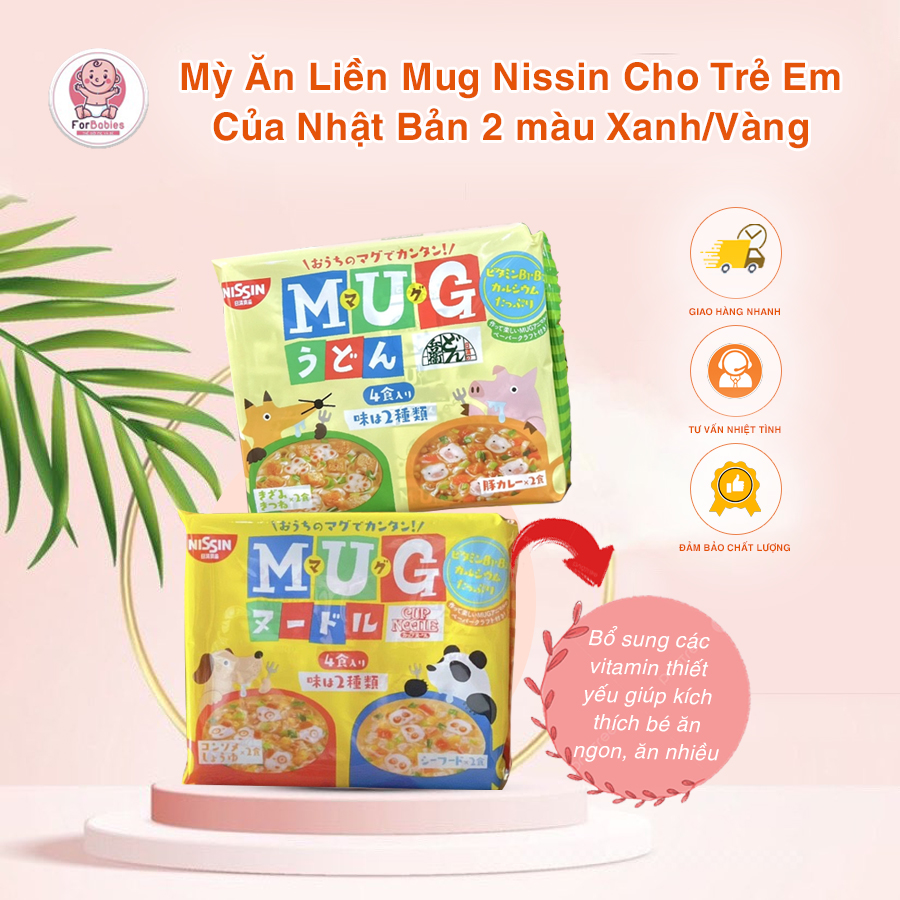 Mỳ Mug Nissin ăn liền cho bé