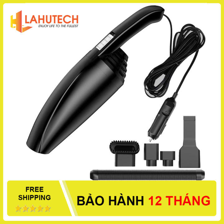 Máy hút bụi cầm tay cho xe hơi jr9801 có dây dài 4.5m - lahutech