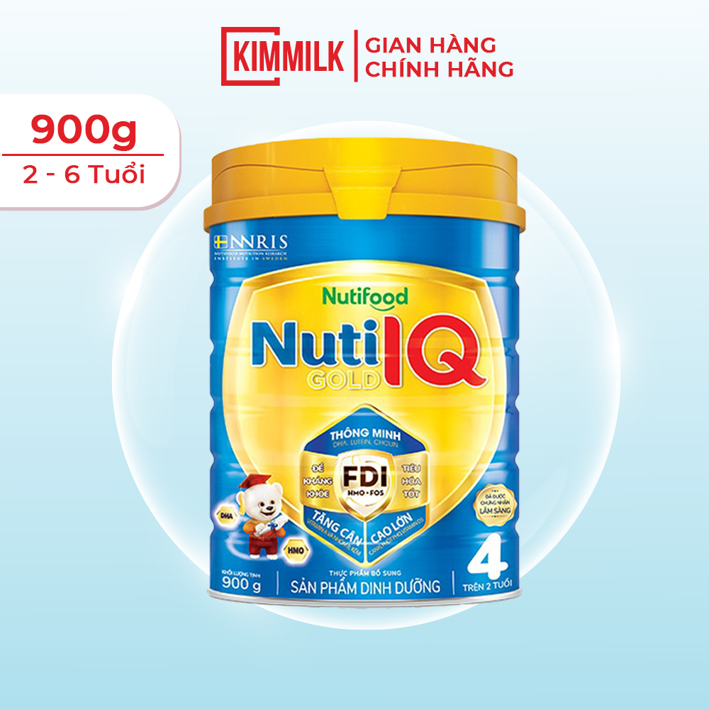 [Hoàn tiền 12%] [HCM]Sữa Bột Nuti IQ Gold 4 900g