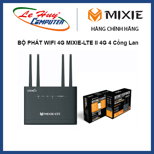 Bộ phát wifi 4g mixie-lte ii 4g 4 cổng lan