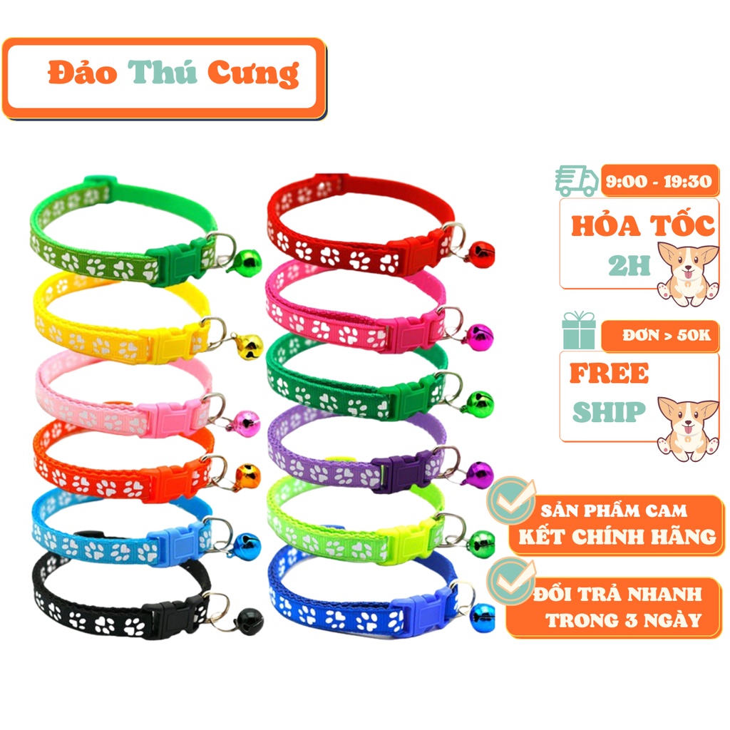 Vòng cổ lục lạc cho thú cưng chó mèo - thế giới thú cưng