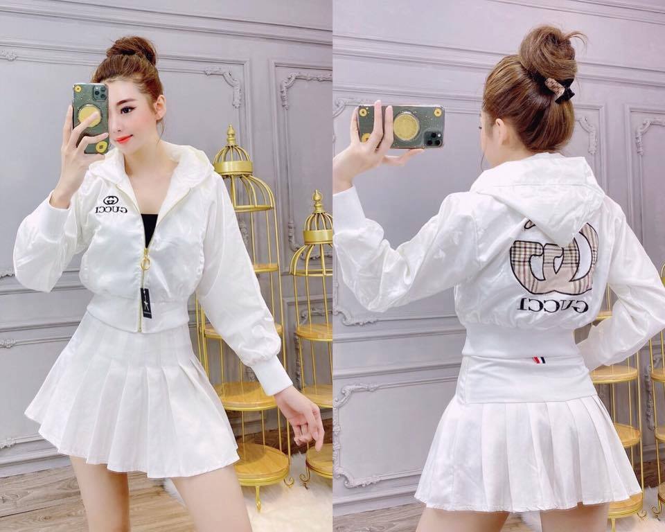 Khoác nữ phi xà cừ siêu cá tính