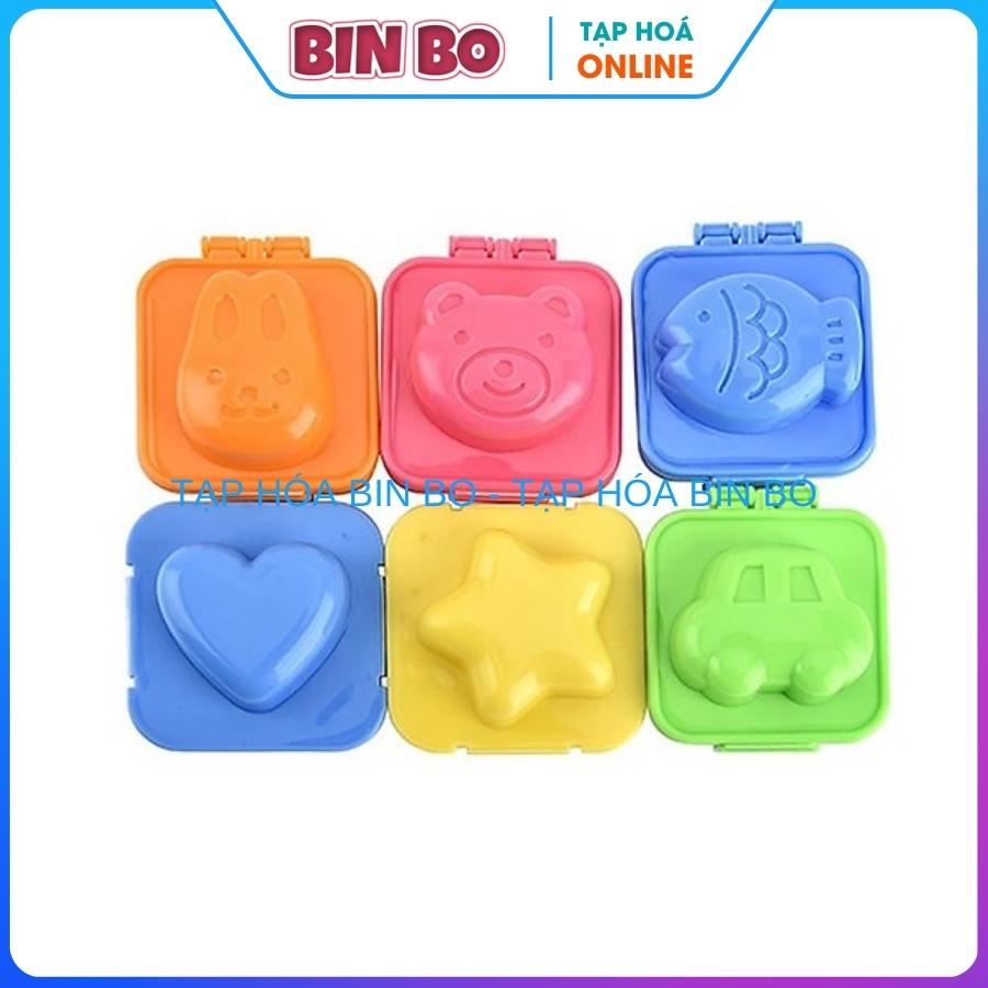 Bộ 6 Khuôn cơm cho bé ăn dặm kiểu nhật