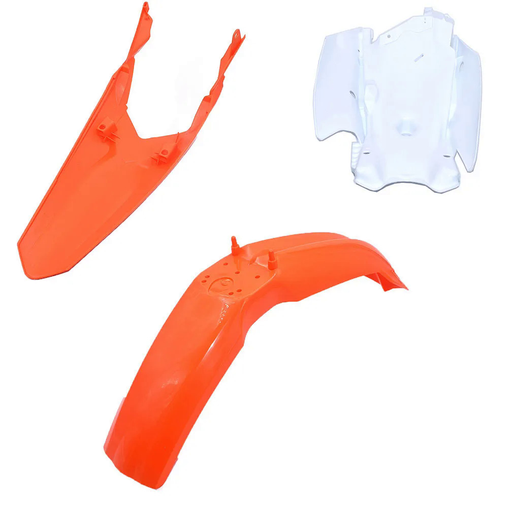 Xe Máy Phía Trước Phía Sau Fender Bụi Bẩn Pit Xe Đạp Nhựa Bìa Shell Cho Kayo K2 K7 BSE J2 Sửa Đổi Nhựa Fender Bảo Vệ