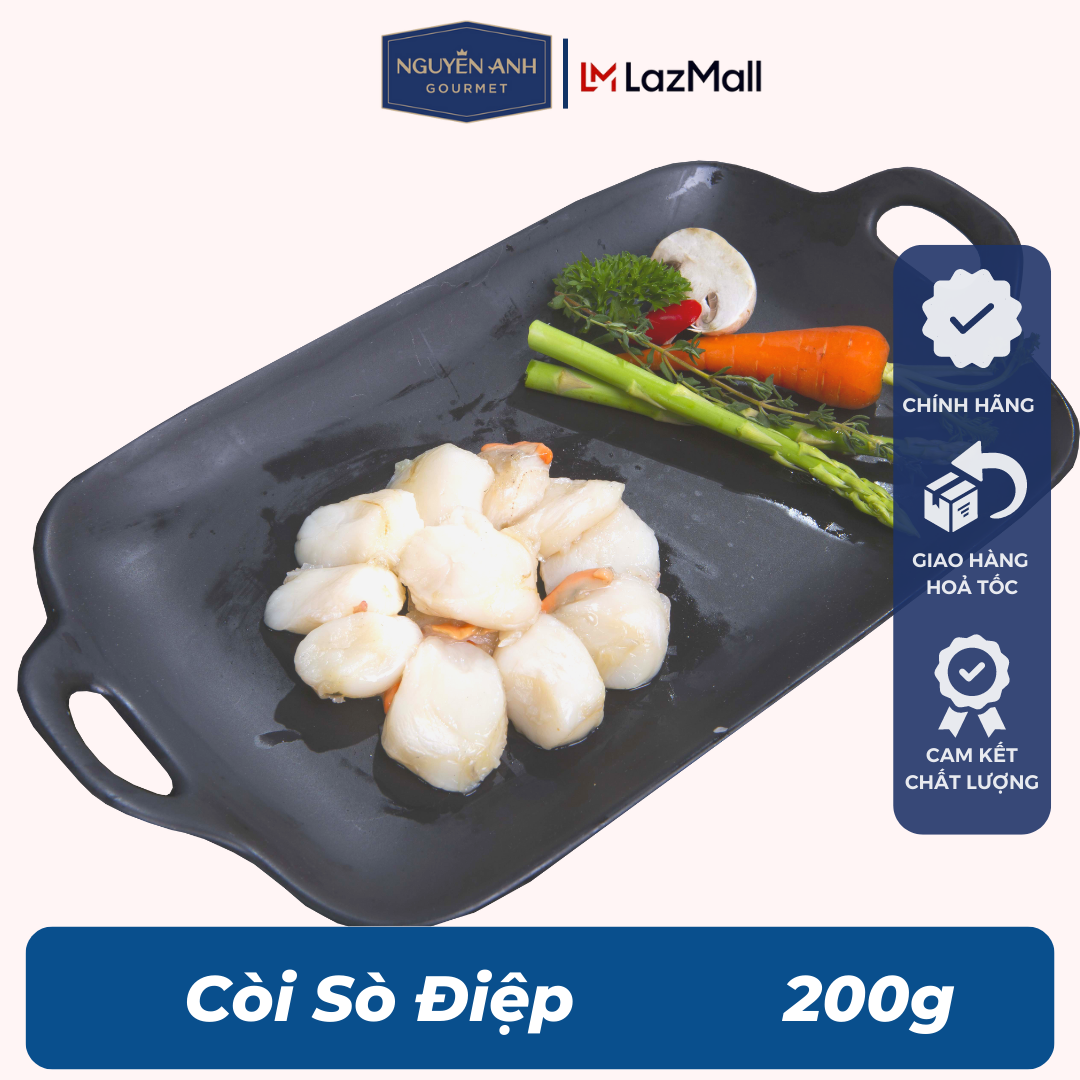 Còi sò điệp Nguyên Anh đặc sản Phú Quốc hải sản tươi sống như cá, tôm tươi, mực tươi loại 500gr Hải Sản Nguyên Anh.