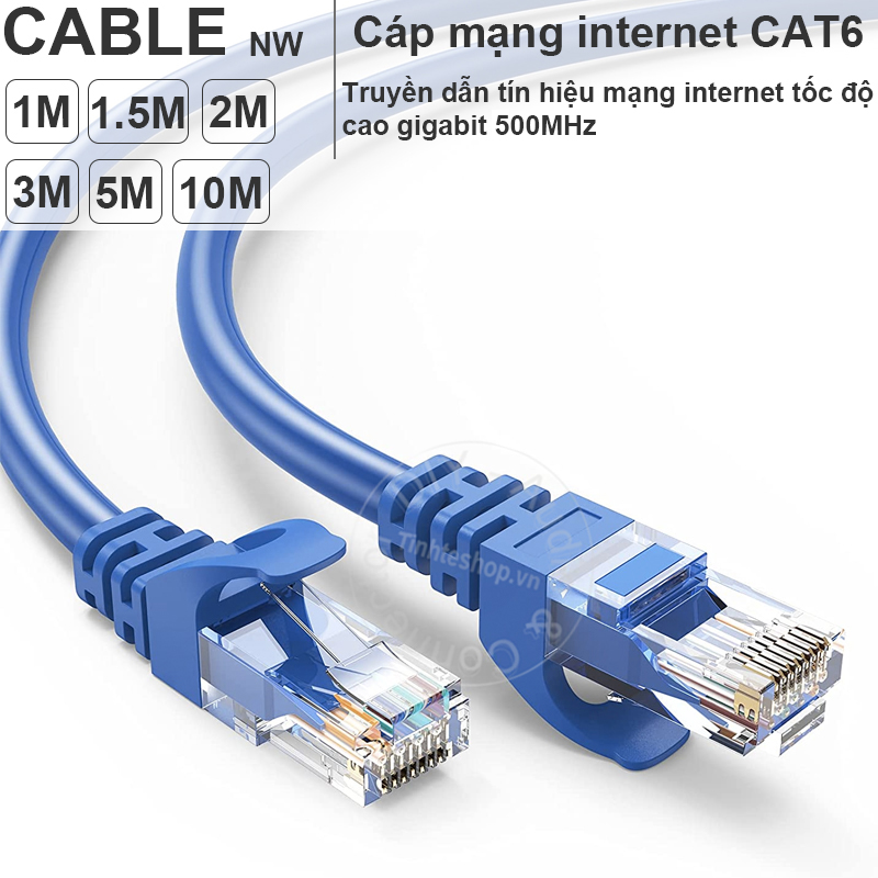 Cáp mạng CAT6 gigabit 1M 1.5M 2M 3M 5M 10M King-Master