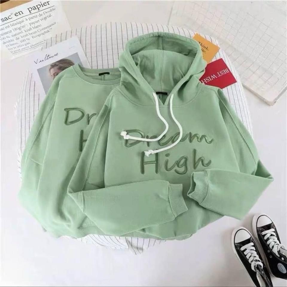 Áo nỉ Hoodie và Sweater màu bơ cực xinh nè