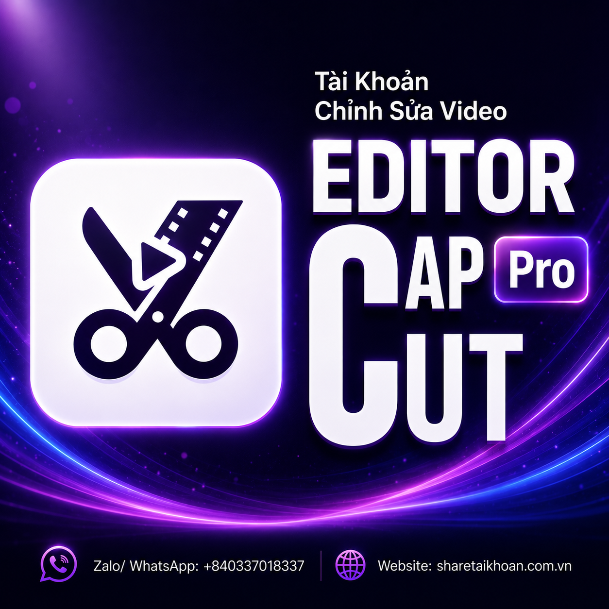 [GIAO NHANH 5 PHÚT] Tài Khoản CapCut Pro - Phần mềm chỉnh sửa video - Share Tài Khoản