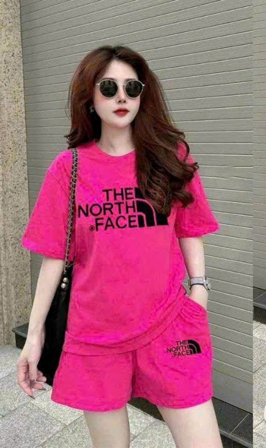 Set đồ bộ short thun cotton thêu logo cao cấp