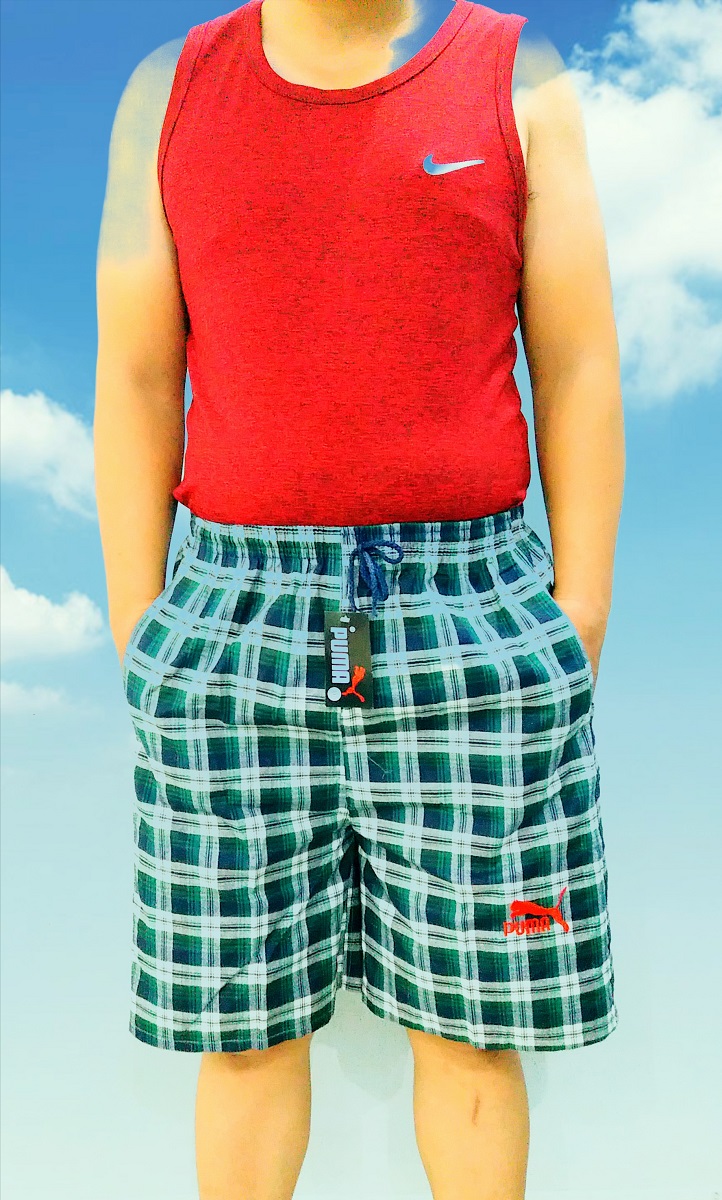 QUẦN ĐÙI NAM, QUẦN SHORT NAM - VẢI CARO KATE THẤM HÚT MỒ HÔI, VẢI MỀM, THOÁNG MÁT, HÀNG VN (ẢNH THẬT)