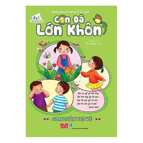 Sách - con đã lớn khôn - con luôn vui vẻ