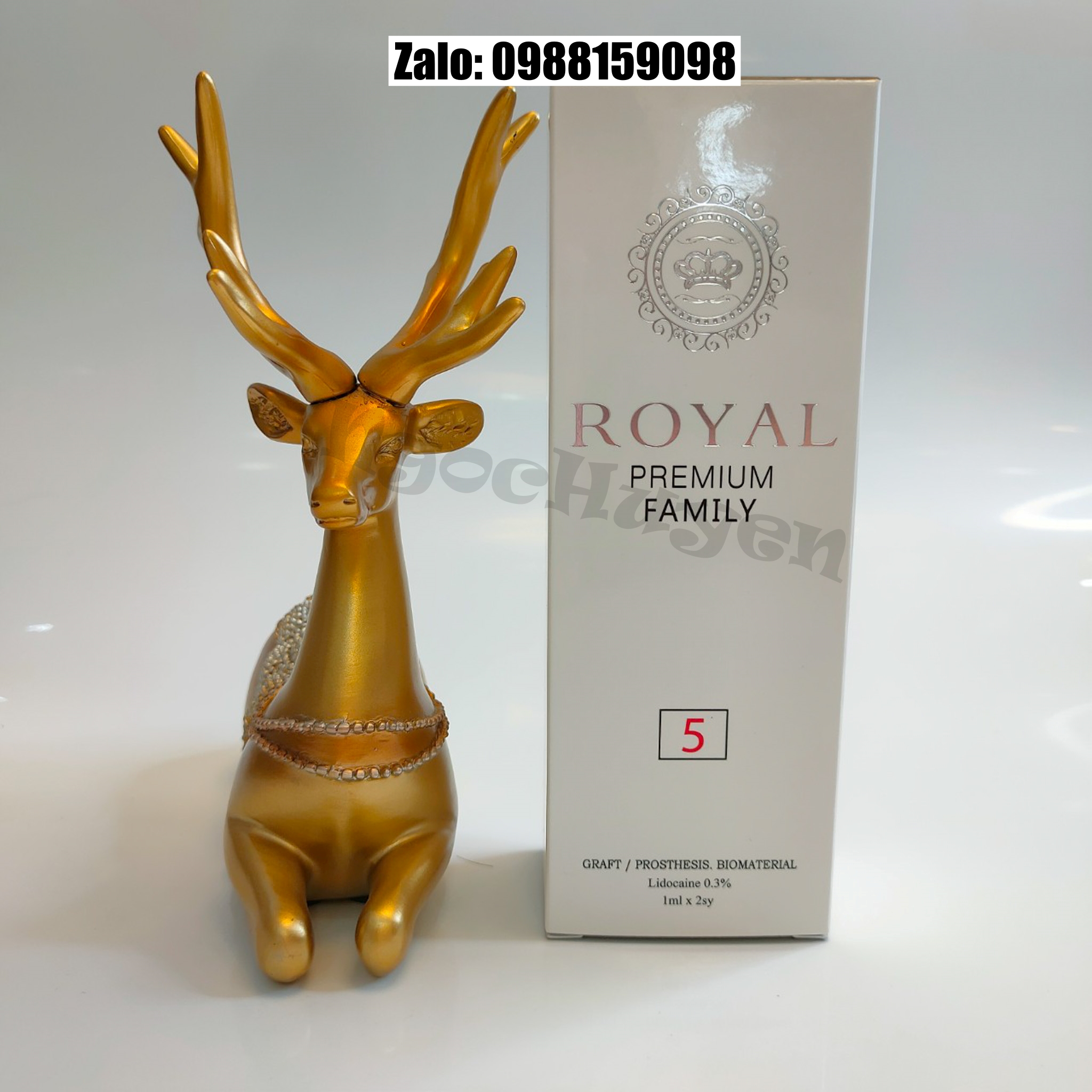 Tan quầng thâm mắt royal - 1 hộp 2cc - filler mắt