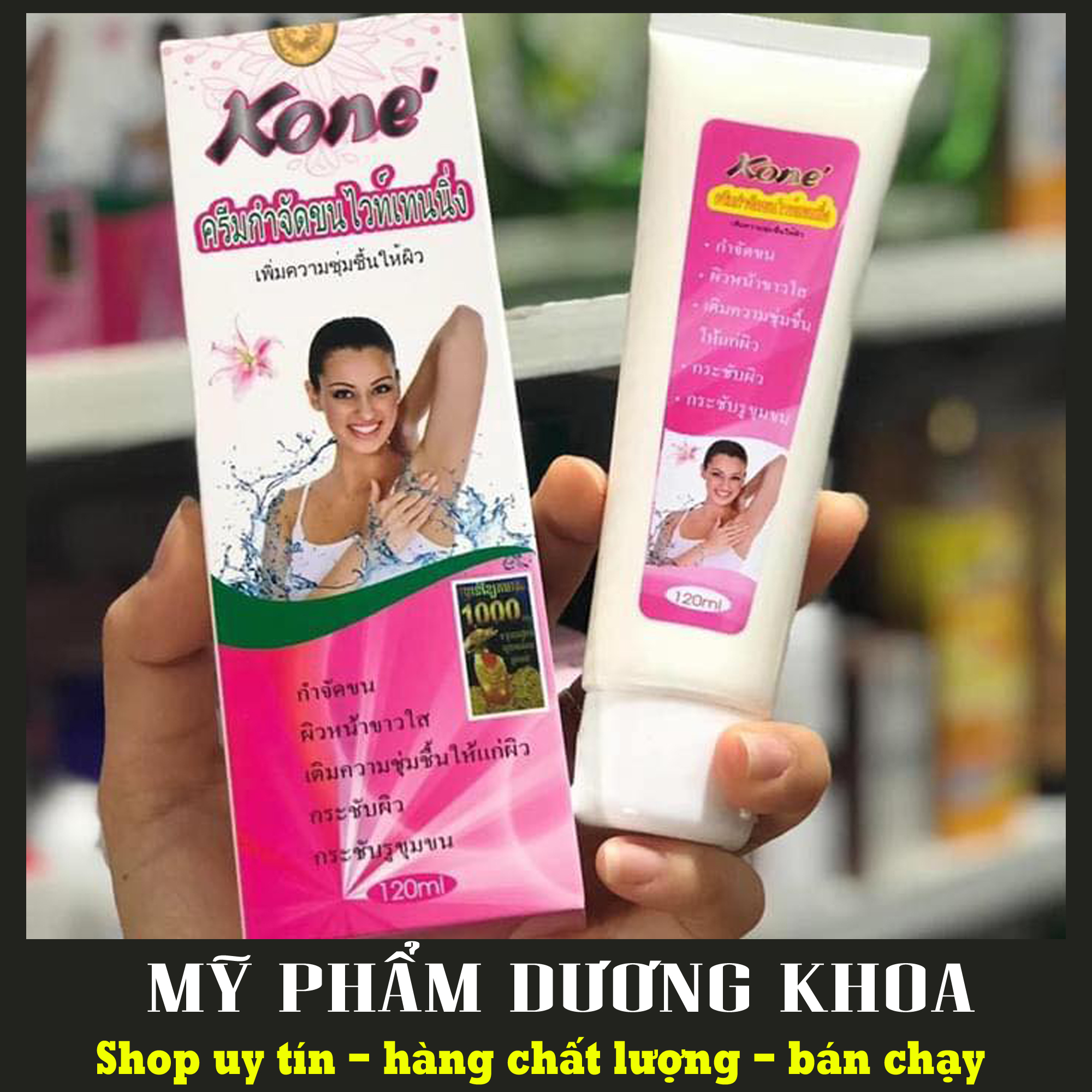 Kem tẩy lông siêu sạch kone thái lan 120gr - kem tẩy lông kone thái lan