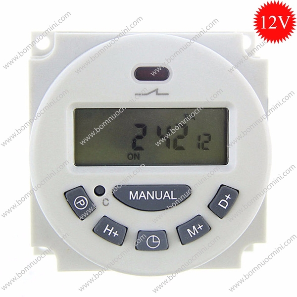 Timer hẹn giờ 12v/24v/110v/220v siêu mini l701 | hẹn giờ l701