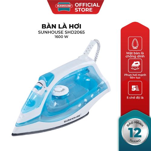 Bàn là hơi nước sunhouse shd2065p
