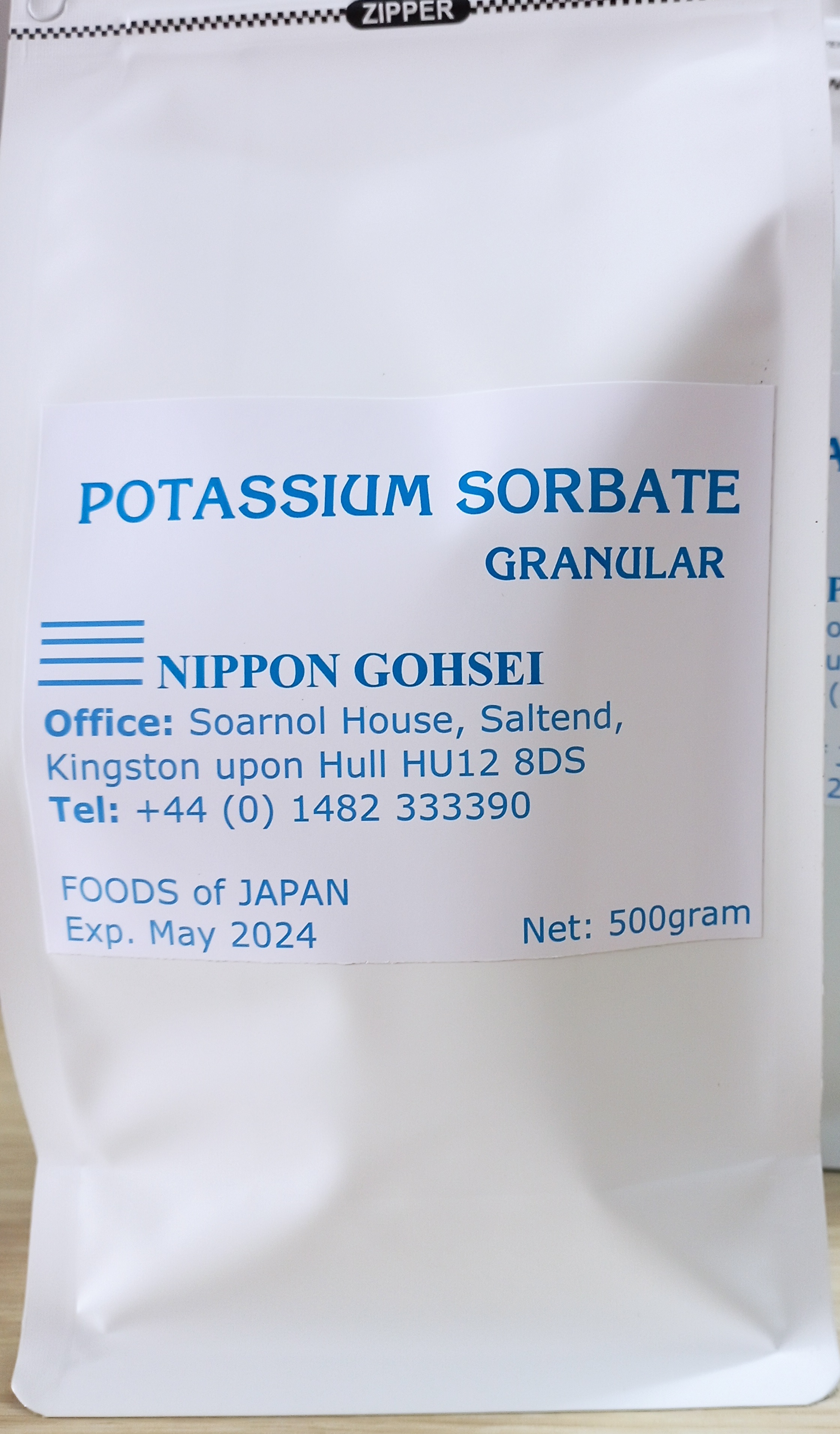 [HCM]Potassium Sorbate Chất ức chế nấm mốc nấm men trong mỹ phẩm nước giải khát các món lên men (Túi 500gram)