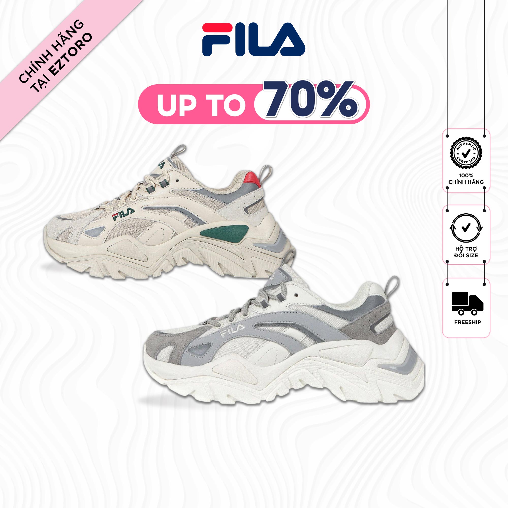 Giày Sneaker Fila Interation Light - cho nam, nữ