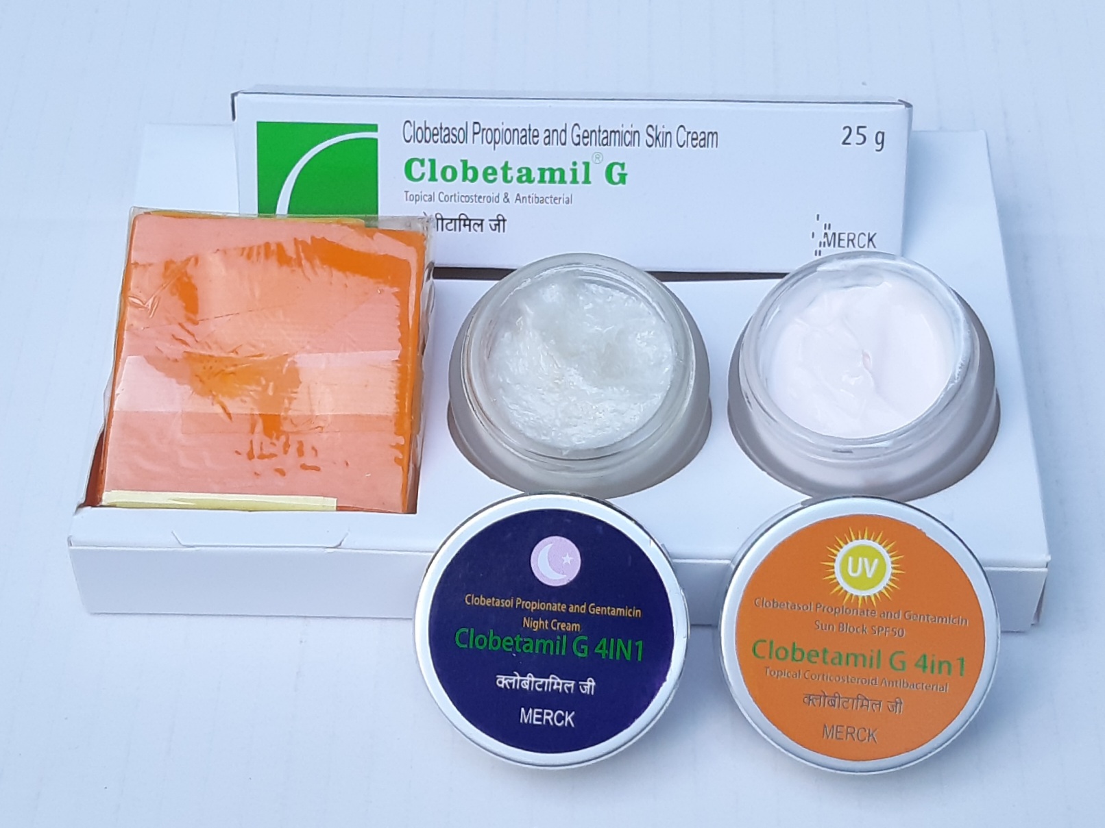 [Chuẩn Thái] kem nám 4 món nám tàn nhang mờ thâm Clobetamil G 4 in 1 - Thái lan