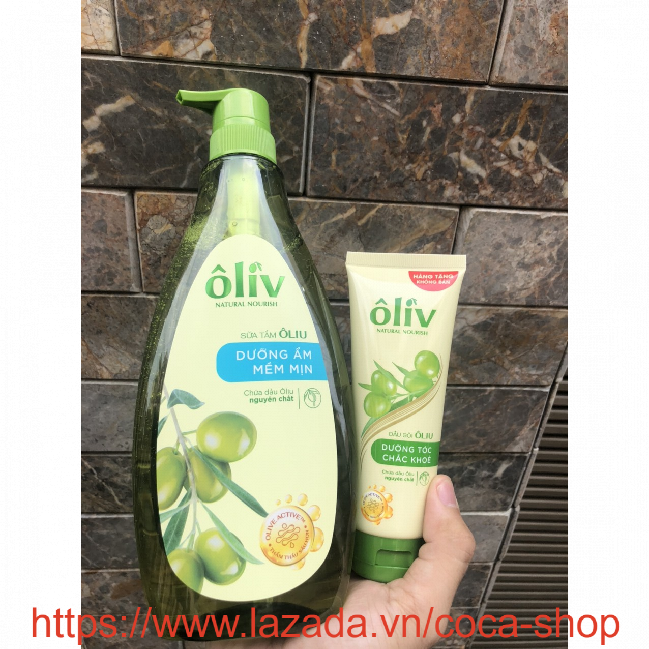 Sữa tắm ôliu Ôliv dưỡng ẩm sáng da 650ml